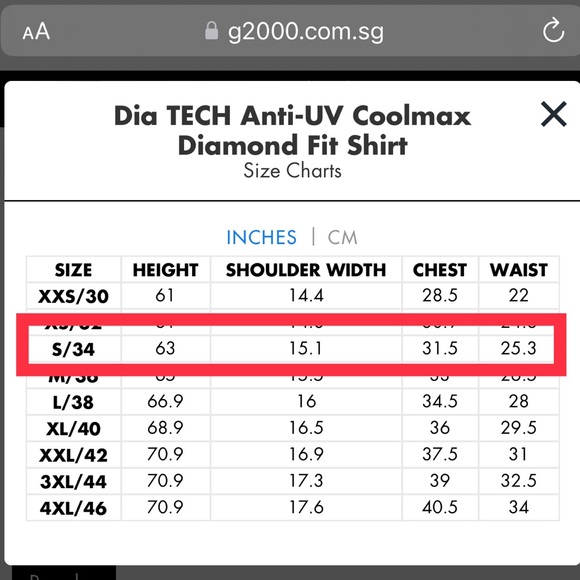 G2000 Shirt - Small - Picture 3 of 3